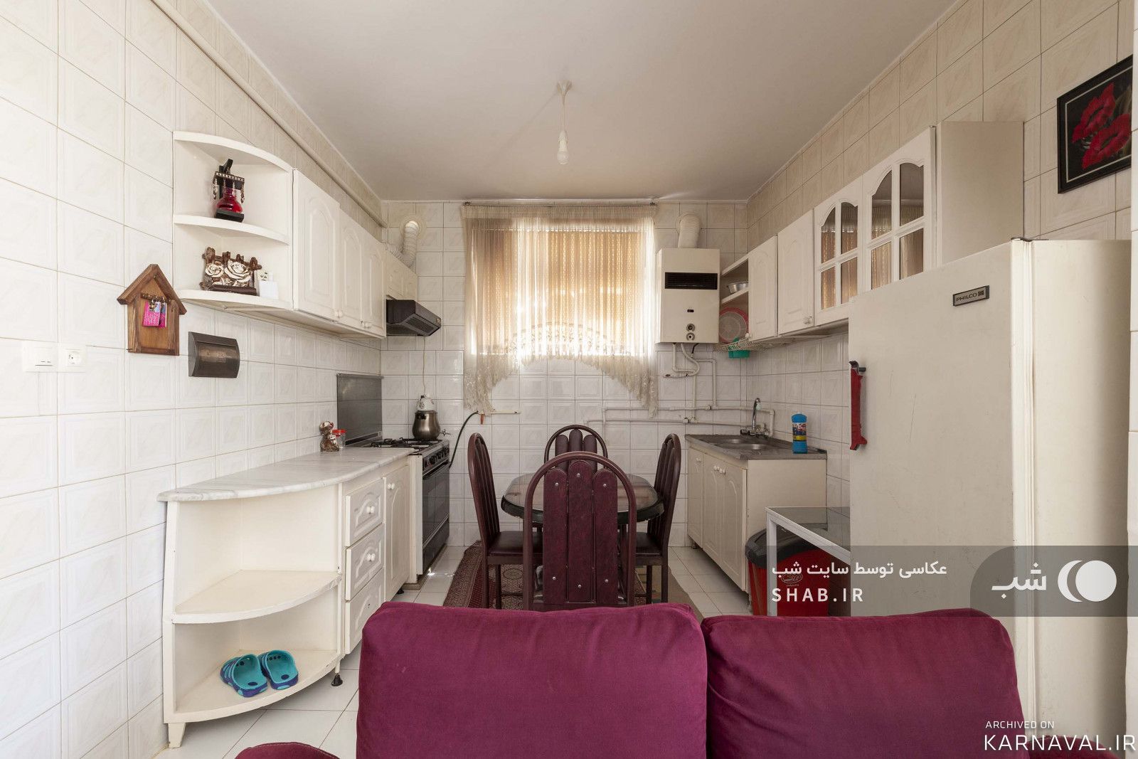 واحد مبله و تمیز دو خوابه "شمعدونی" داخل شهر