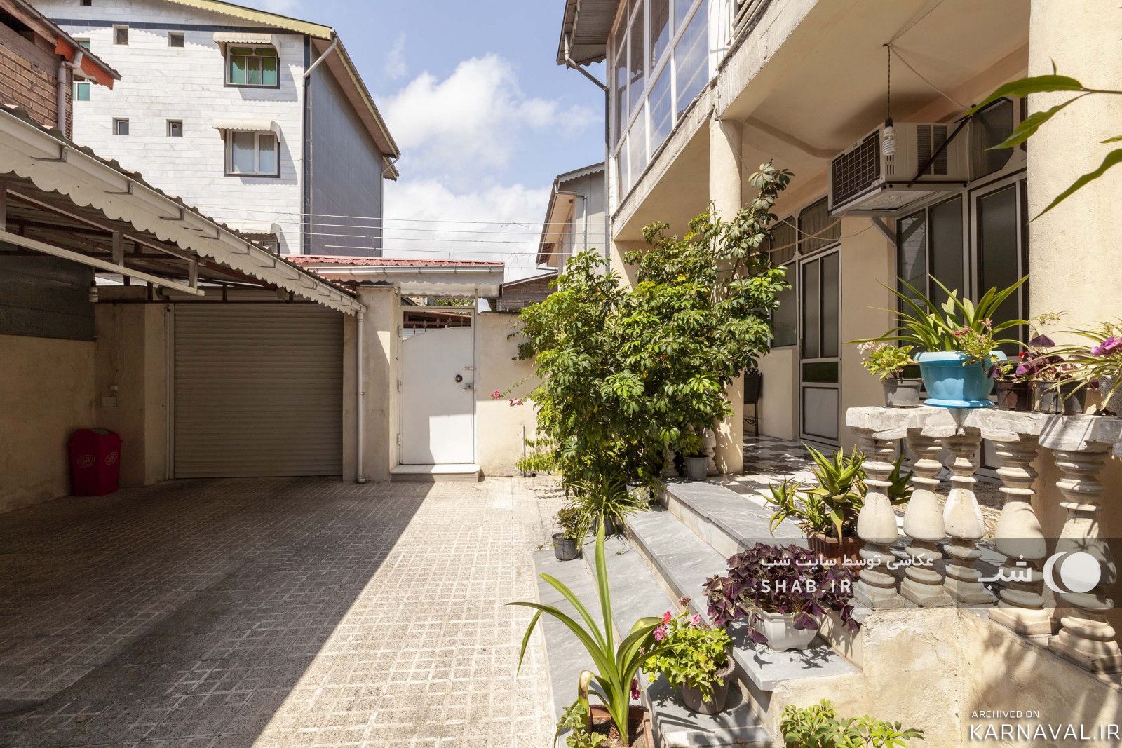 واحد مبله و تمیز دو خوابه "شمعدونی" داخل شهر