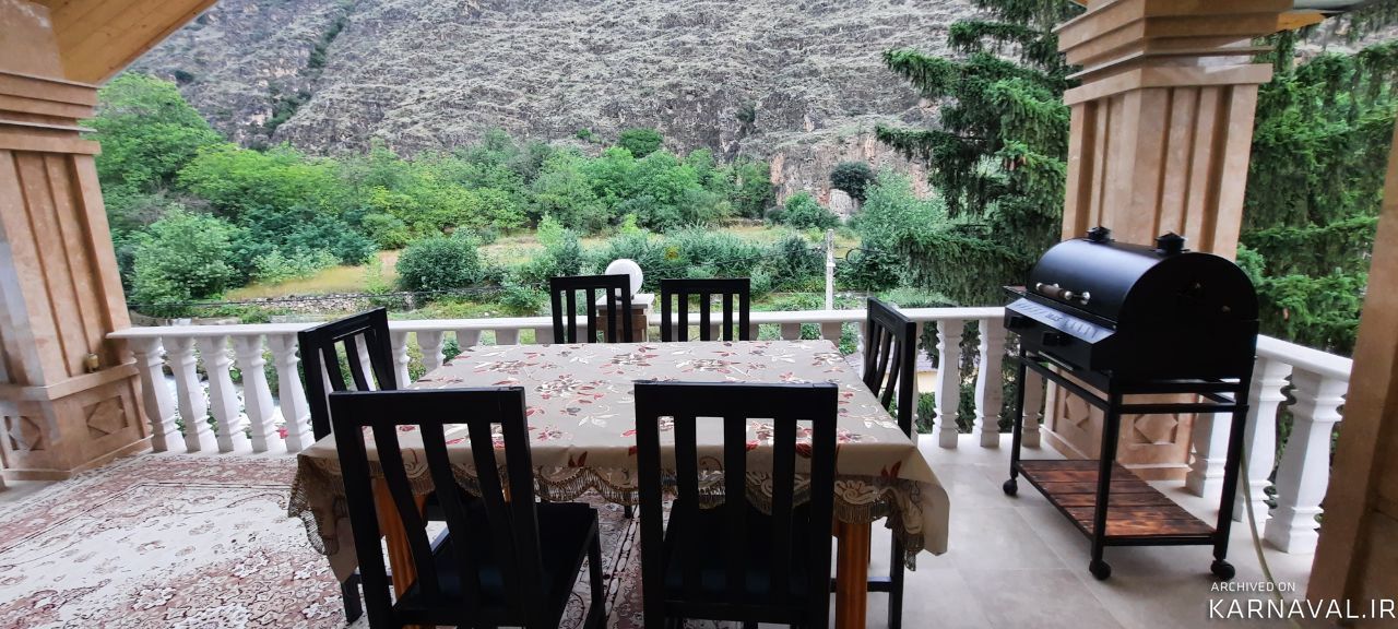 کلاردشت، ویلا دربست کنار رودخانه با ویو کوه و جنگل