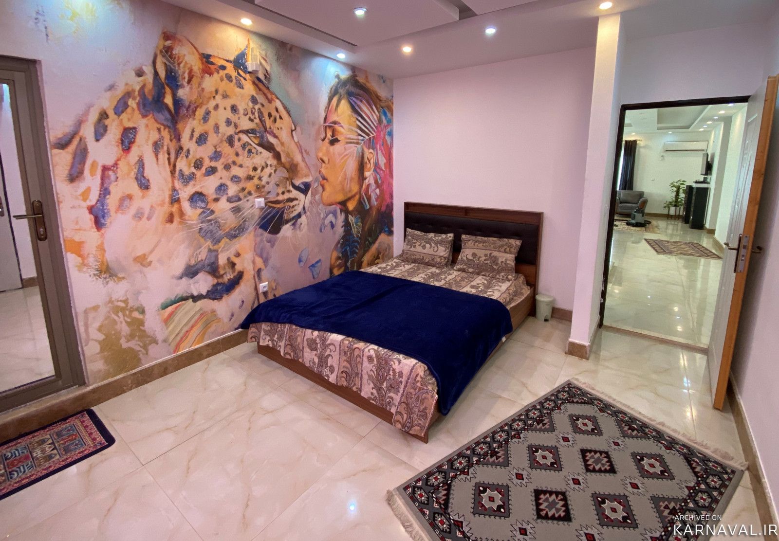 استخر همراه با سونا بخار و خشك و جکوزی، دوبلکس