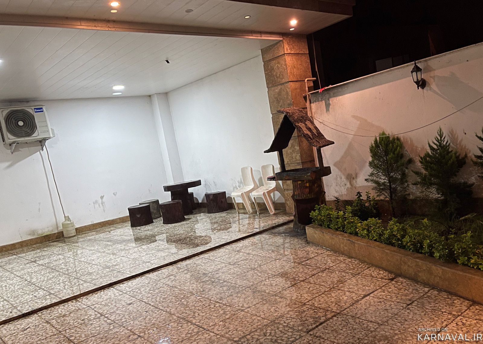 استخر همراه با سونا بخار و خشك و جکوزی، دوبلکس