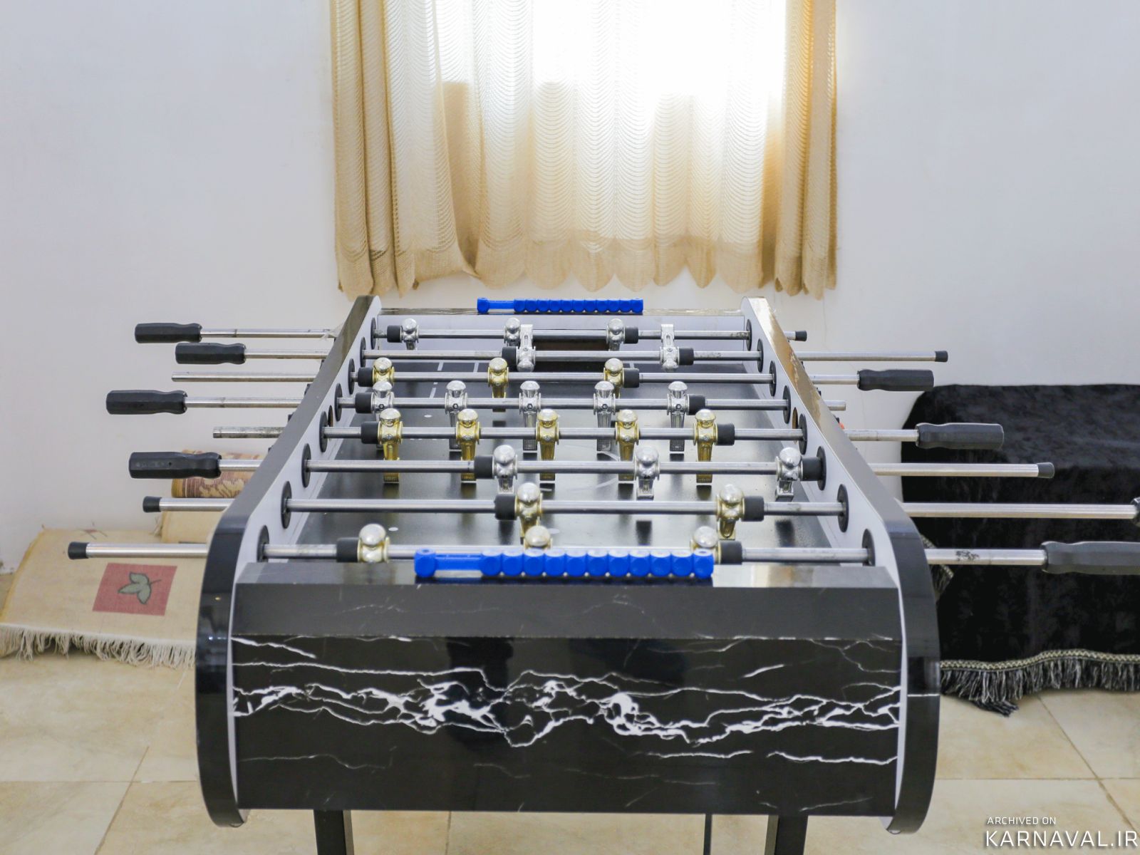 استخر روباز آبسرد، آتشگاه، فوتبال دستی، رقص نور