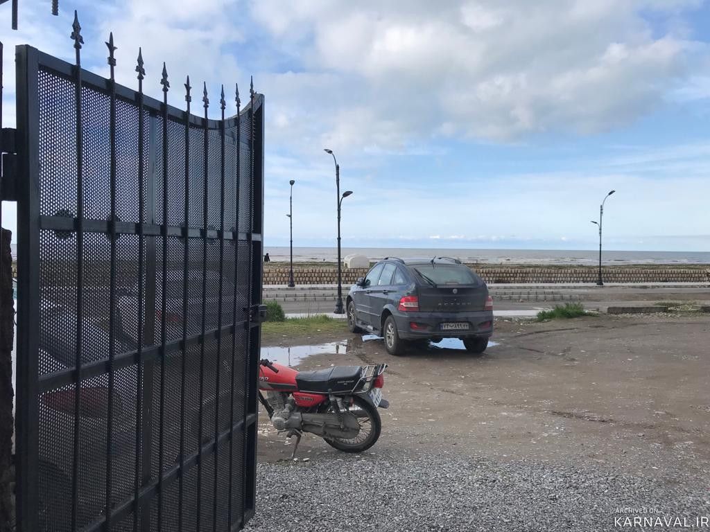 تراس و حیاط دربست، ساحلی با ویوی دریا