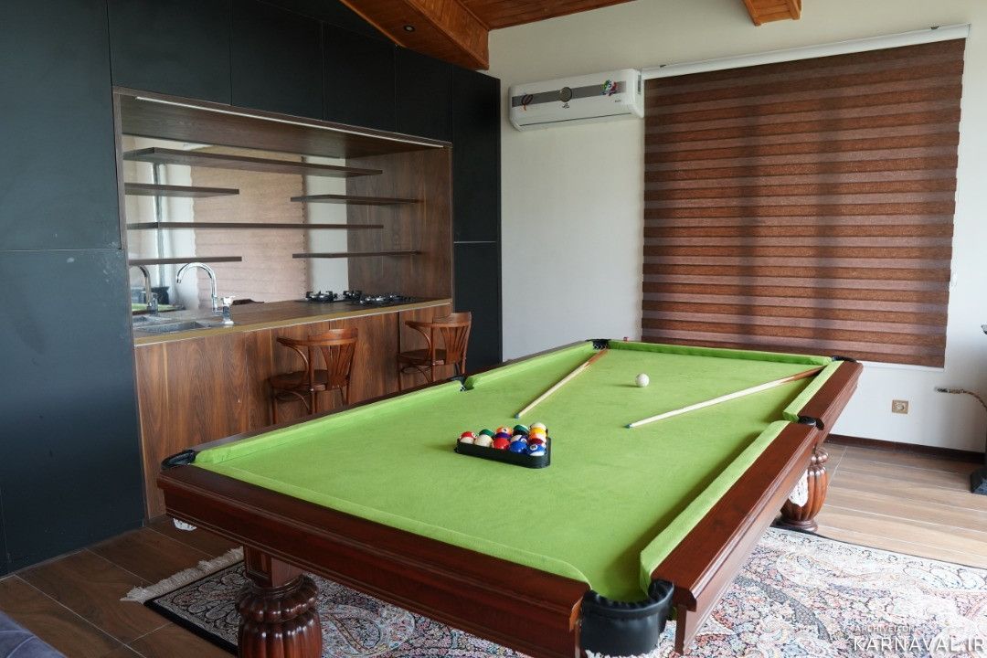 واحد لوکس،استخردار میز بیلیارد وتمام امکانات رفاهی