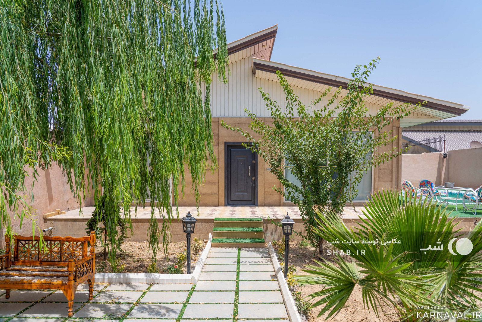 باغ ویلا ملکی استخرسرپوشیده آبگرم با امکانت سرگرمی