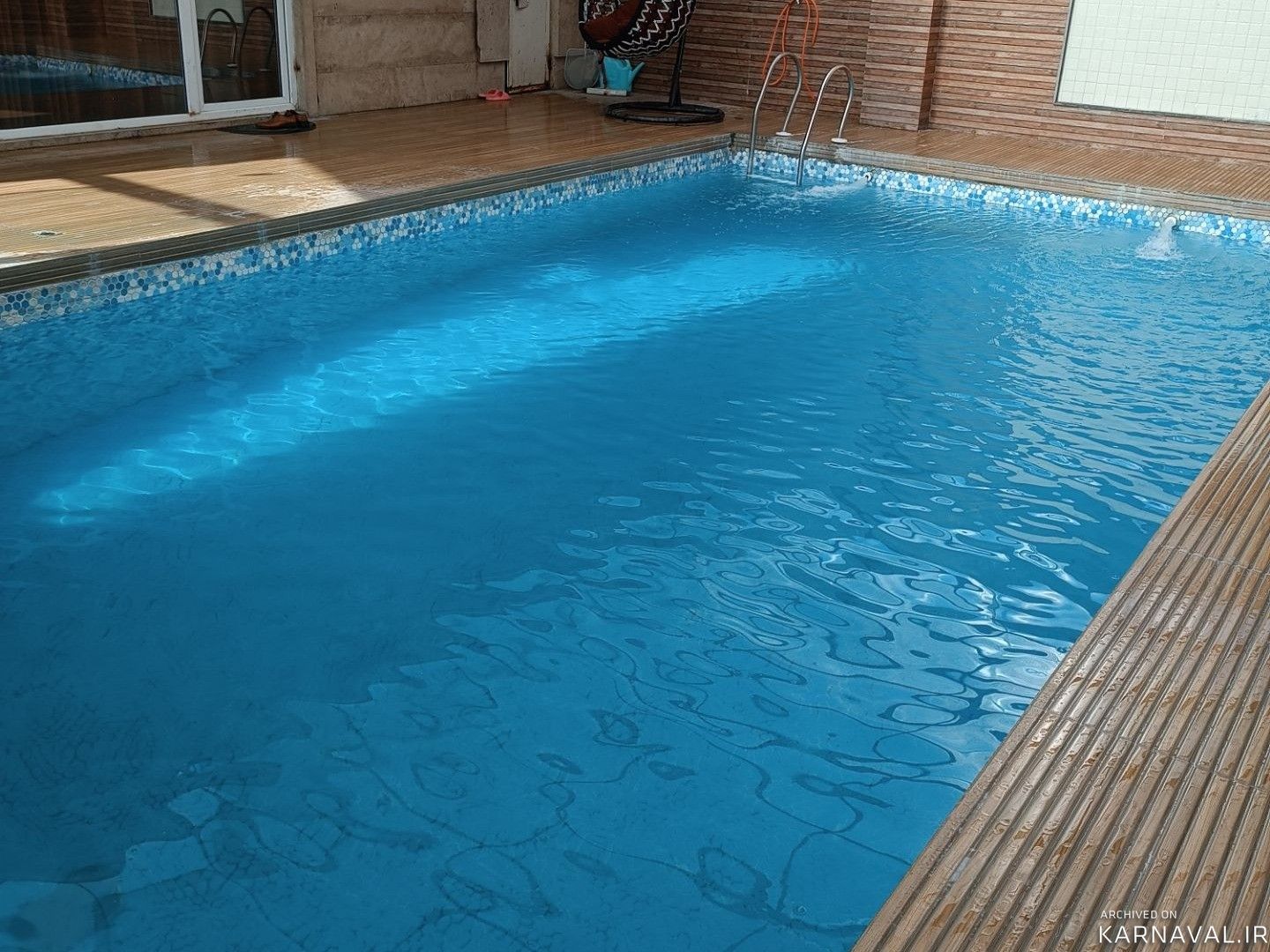 باغ ویلا ملکی استخرسرپوشیده آبگرم با امکانت سرگرمی