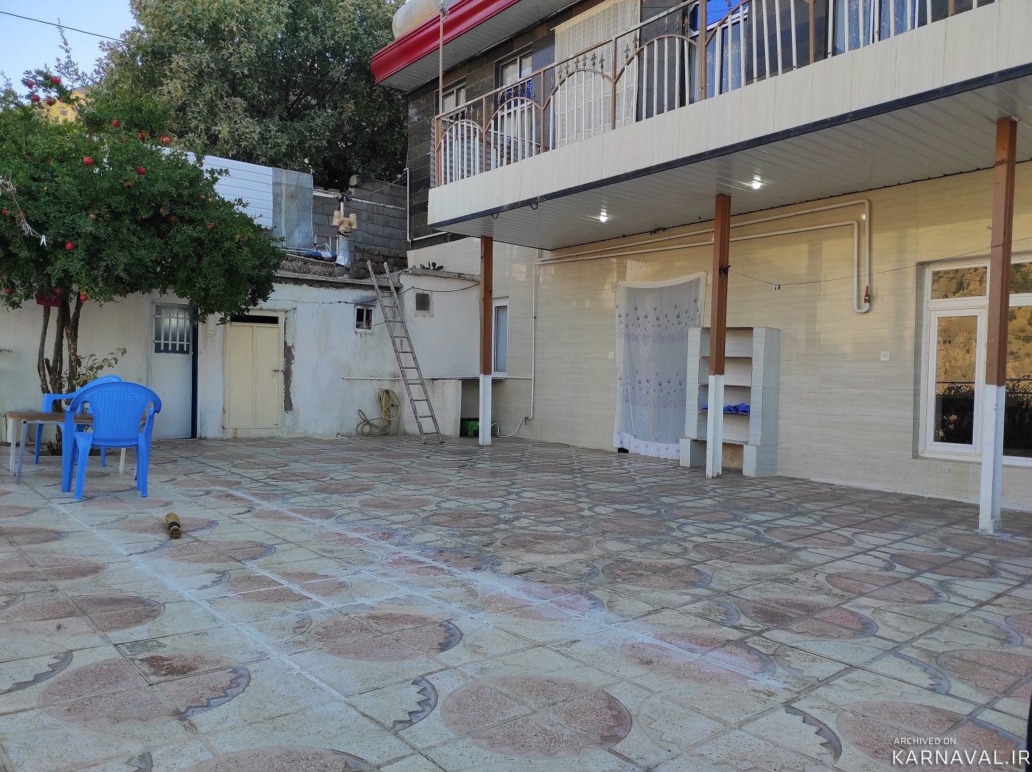 واحد اجاره ای با امکانات رفاهی و حیاط بزرگ90 متری