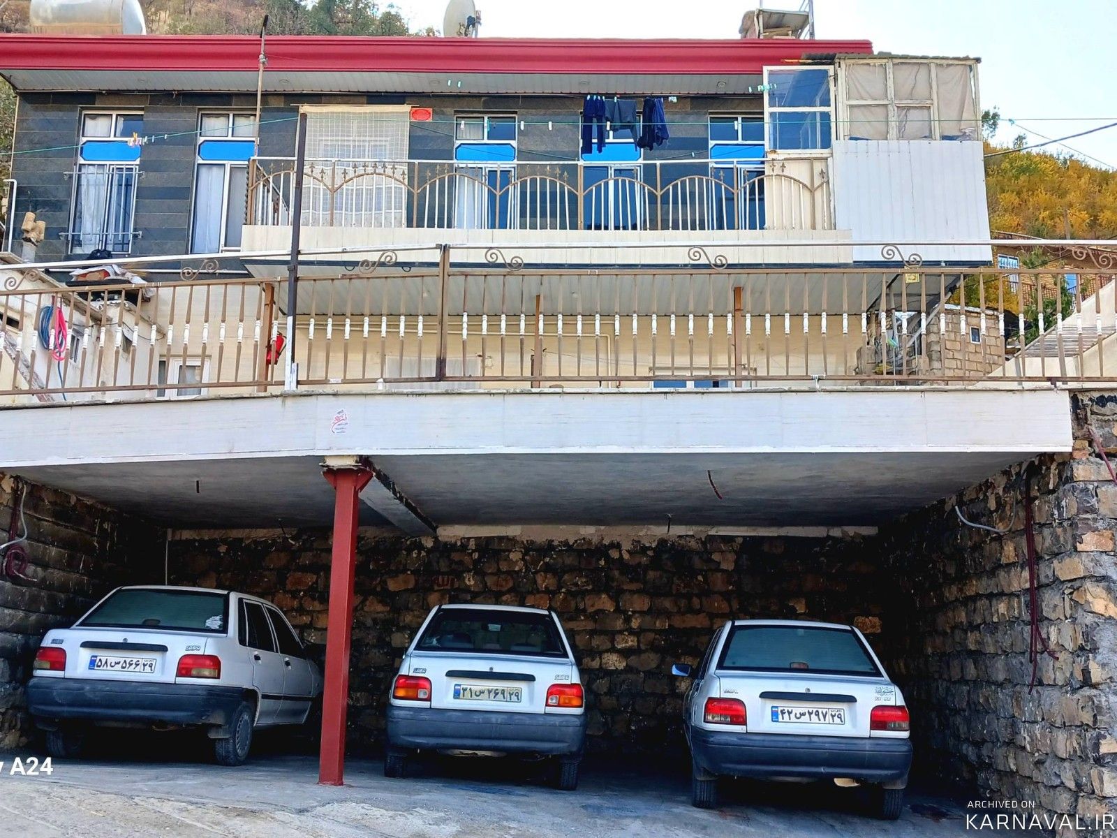 واحد اجاره ای با امکانات رفاهی و حیاط بزرگ90 متری