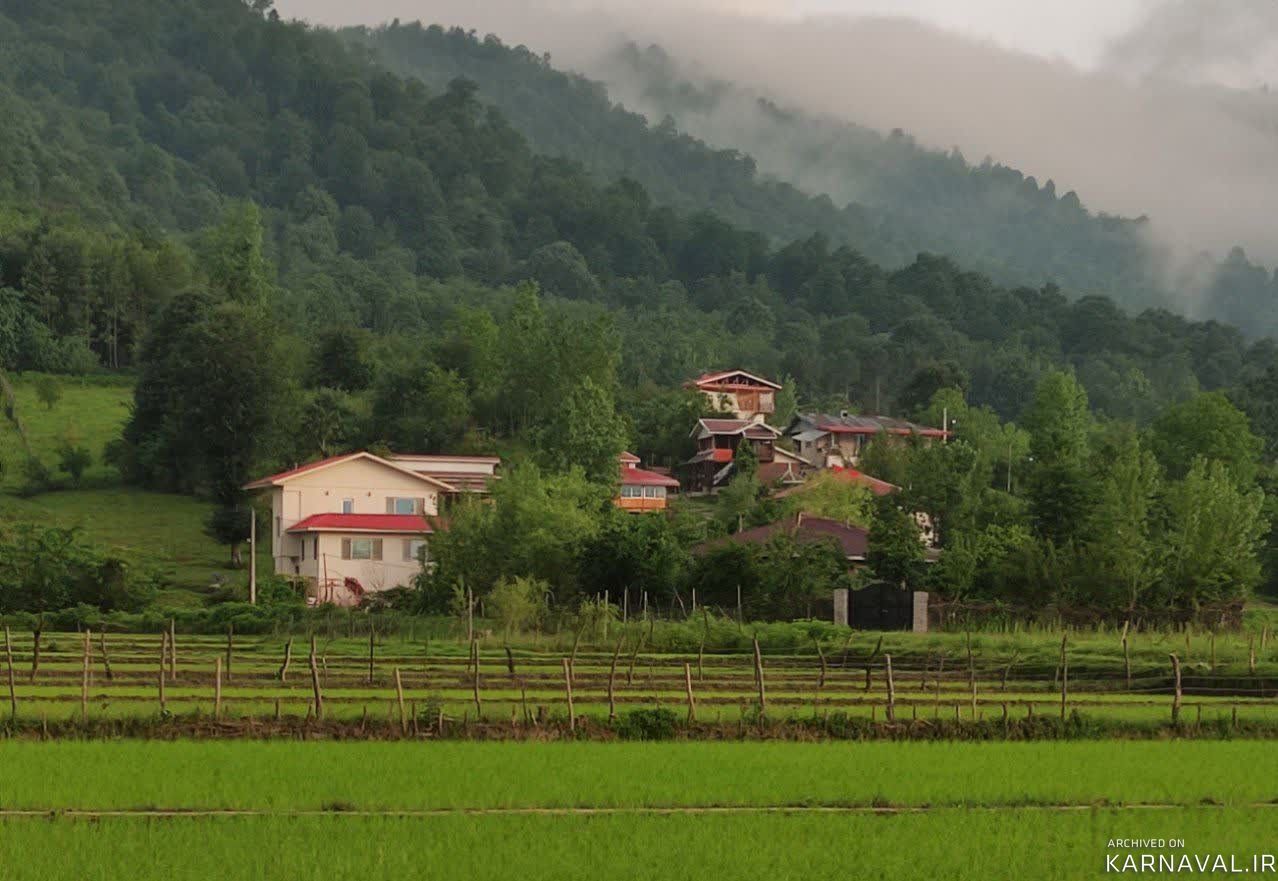 واحد مبله با چشم انداز زیبا در روستای تبر سرا