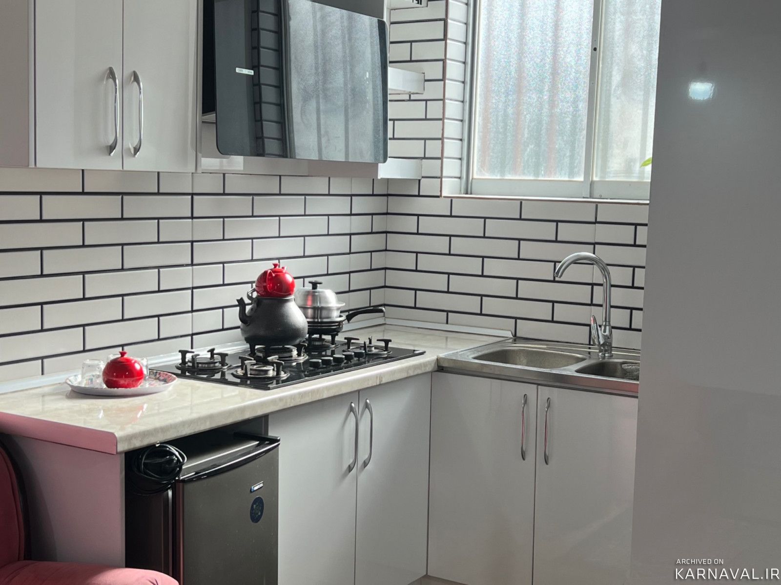 واحد مبله، طبقه همکف با محیطی آرام و جنگلی