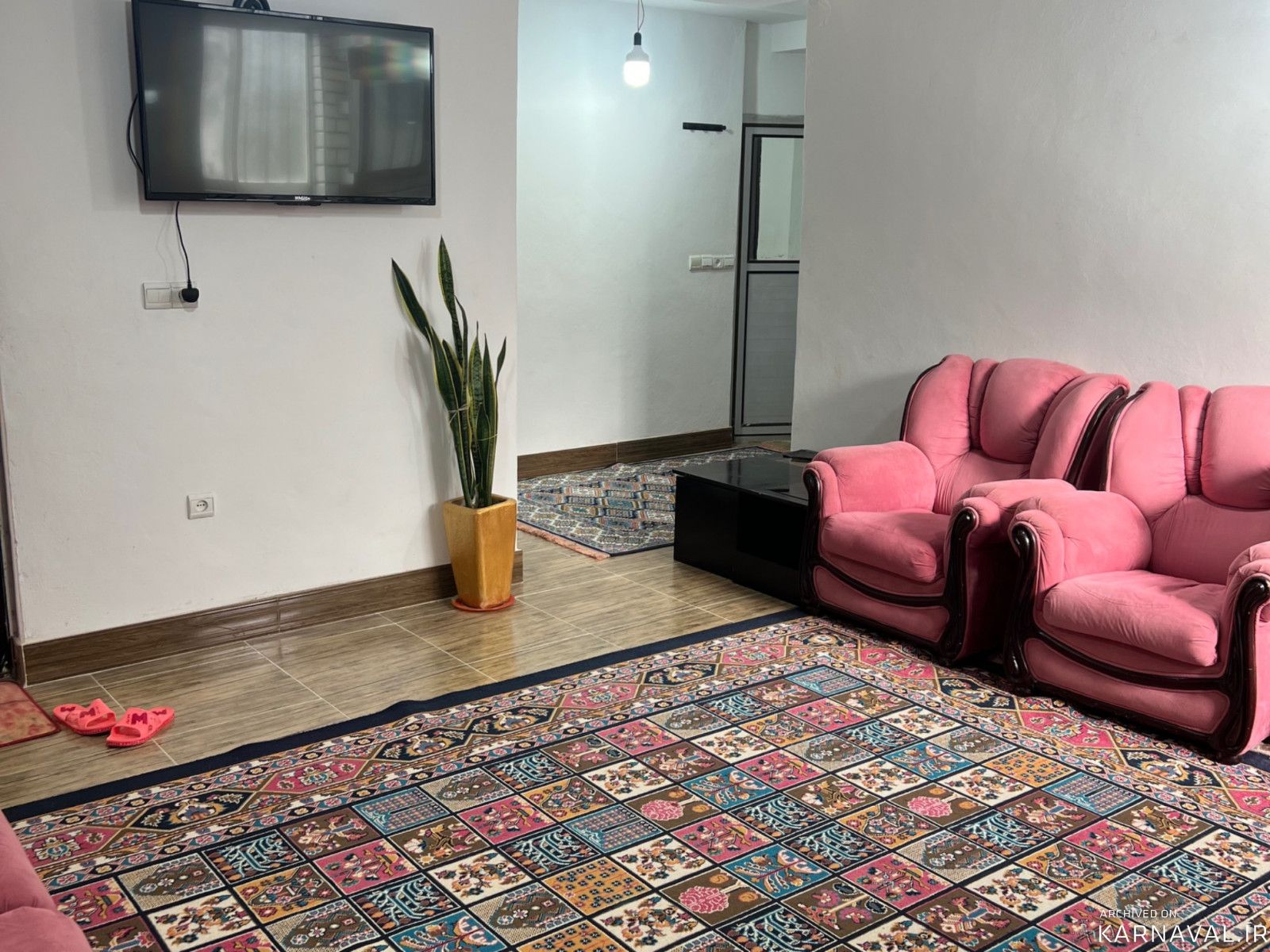 واحد مبله، طبقه همکف با محیطی آرام و جنگلی