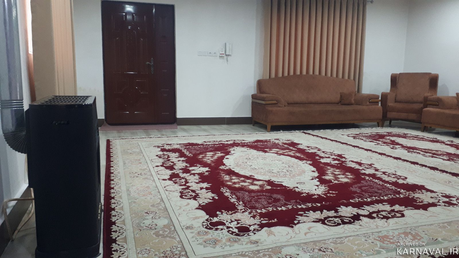ویلا تک خوابه شیک مشرف به رودخانه وجنگل مکانی آرام