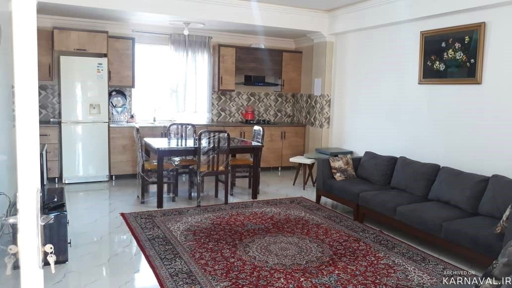 واحد مبله با حیاط خلوت آلاچیق‌دار و باربیکیو