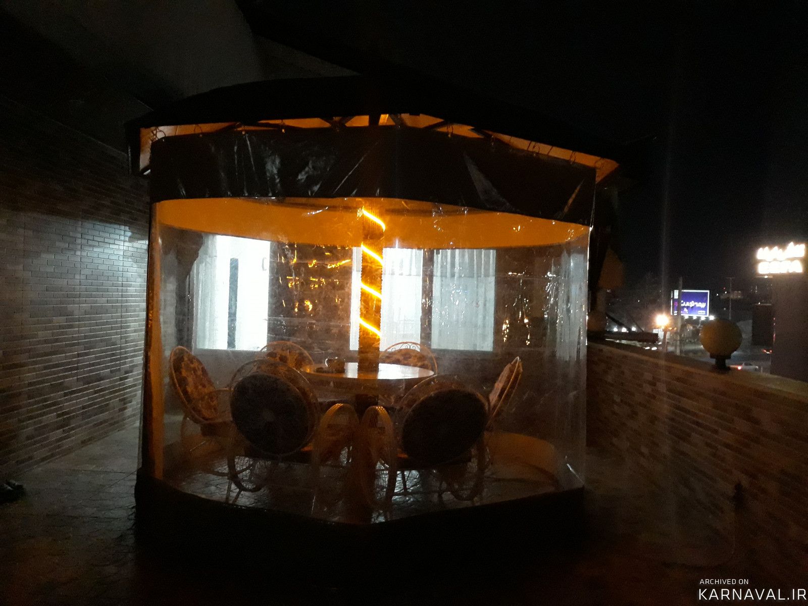 واحد مبله با حیاط خلوت آلاچیق‌دار و باربیکیو