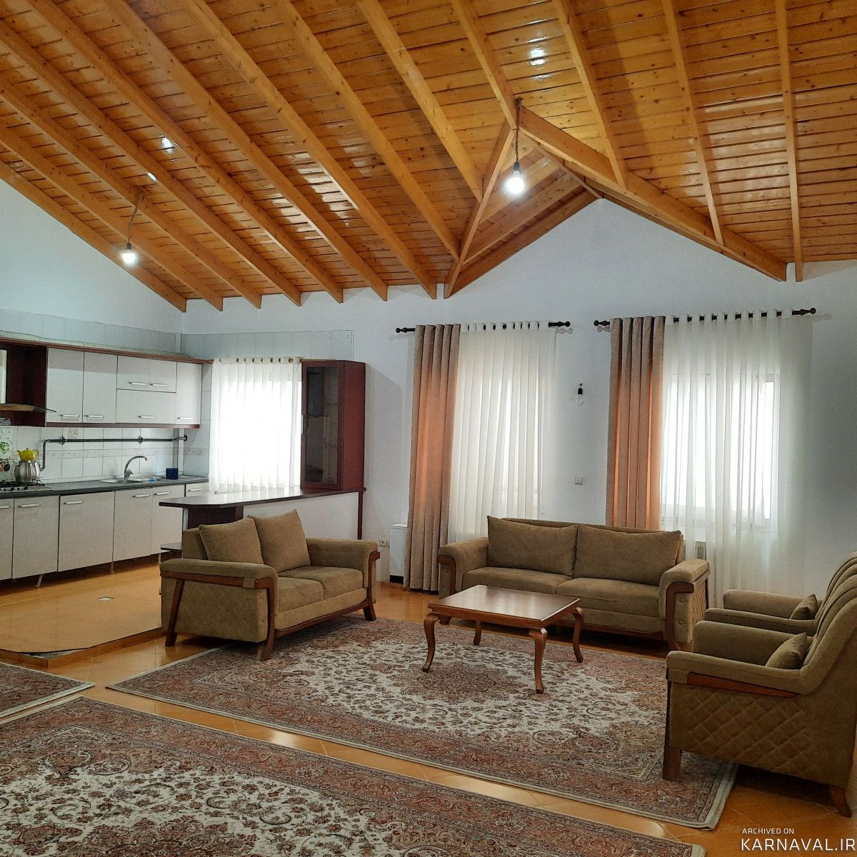 ویلا جنگلی ۳خوابه با چشم انداز زیبای جنگل