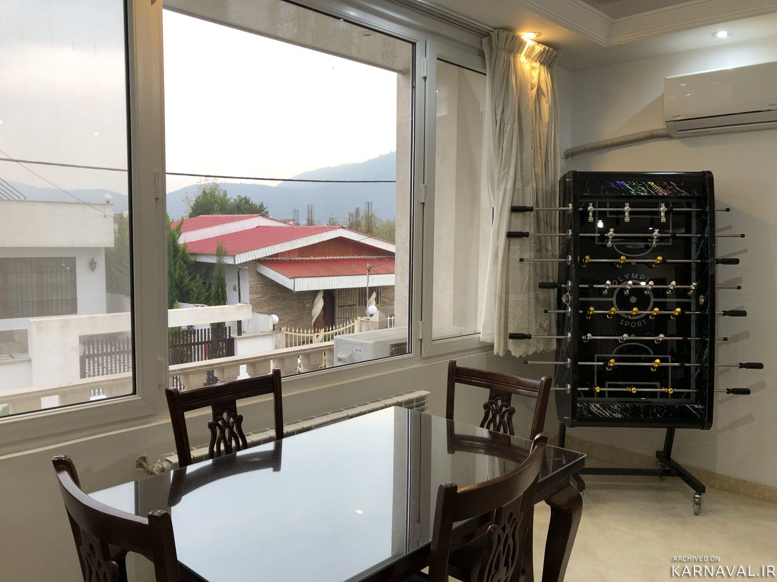 واحد نوساز لوکس دوخوابه ارغوان با فوتبال‌دستی