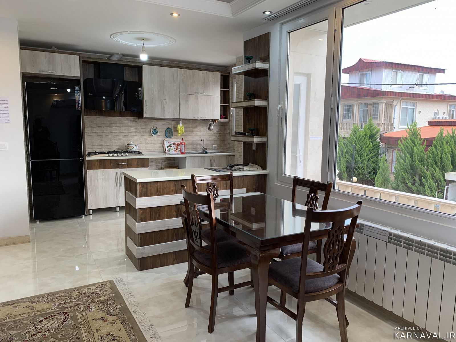 واحد نوساز لوکس دوخوابه ارغوان با فوتبال‌دستی