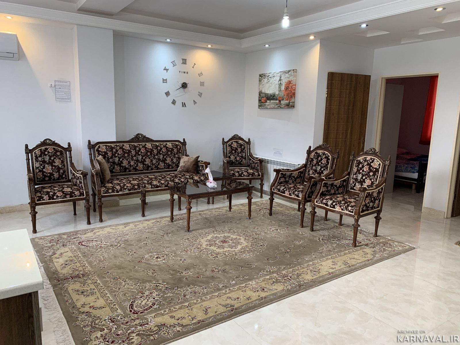 واحد نوساز لوکس دوخوابه ارغوان با فوتبال‌دستی