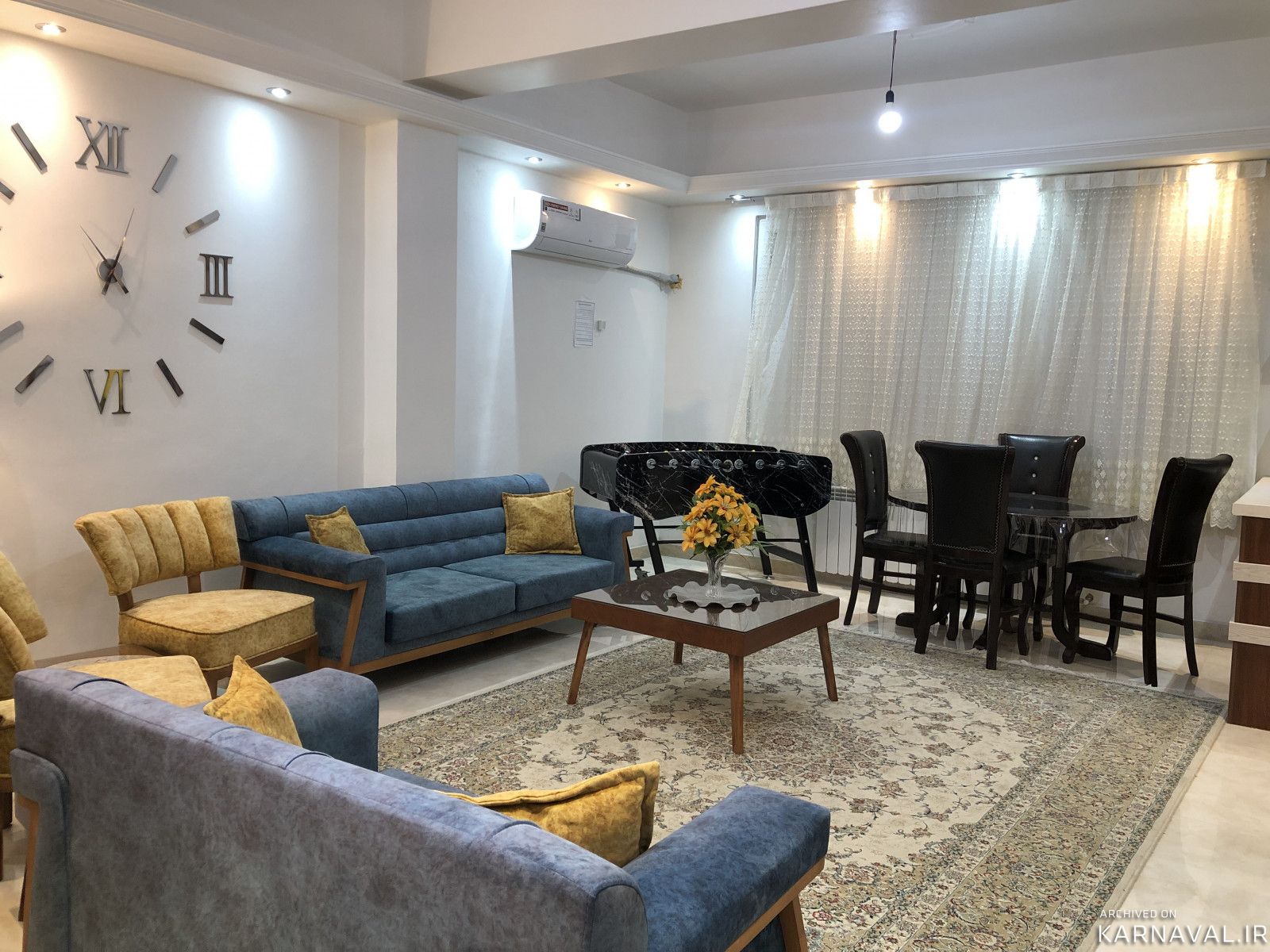 واحد نوساز و مدرن با تراس و ویو عالی و فوتبال دستی