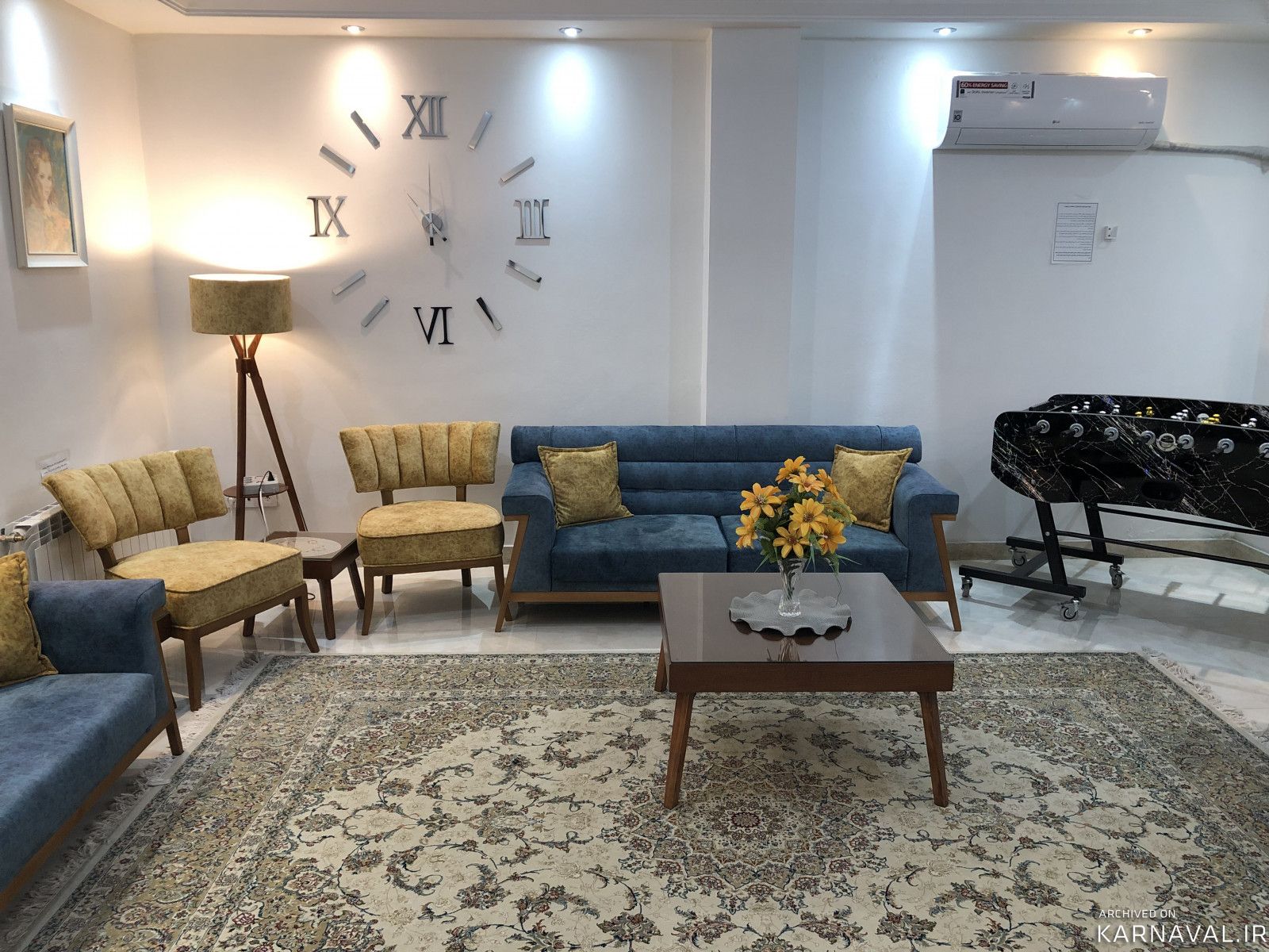 واحد نوساز و مدرن با تراس و ویو عالی و فوتبال دستی