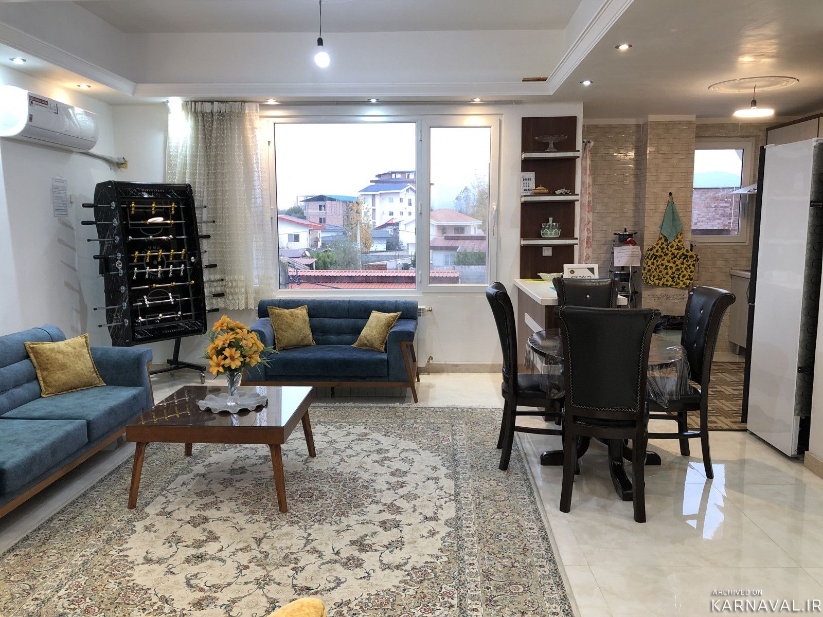 واحد نوساز و مدرن با تراس و ویو عالی و فوتبال دستی