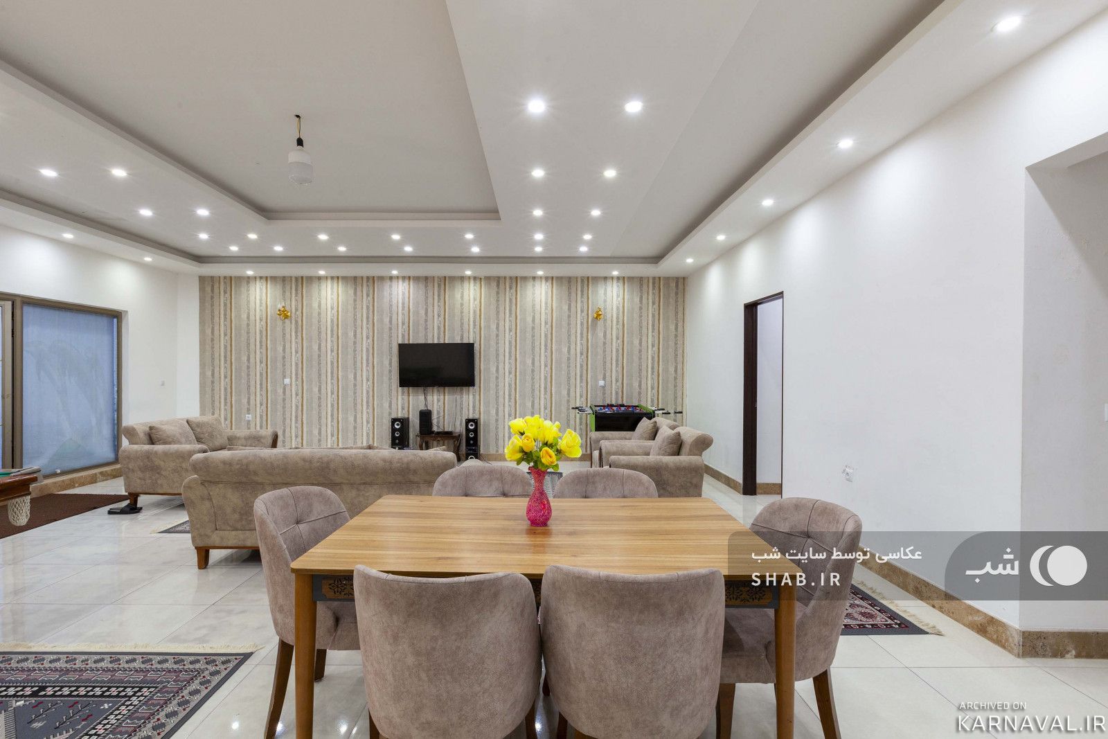 ویلا سه خواب با استخر سرپوشیده وجکوزی اندیشه 8