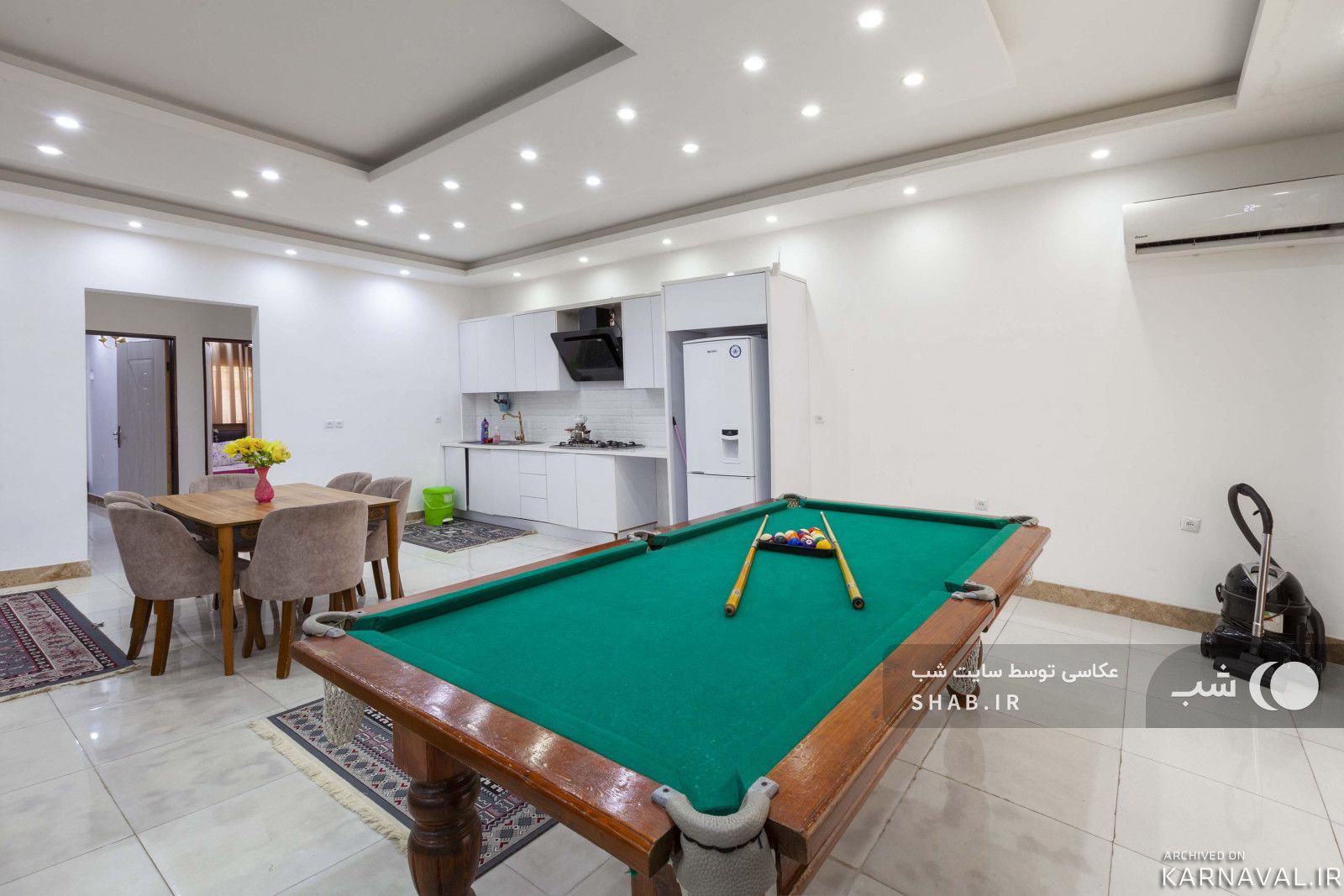 ویلا سه خواب با استخر سرپوشیده وجکوزی اندیشه 8