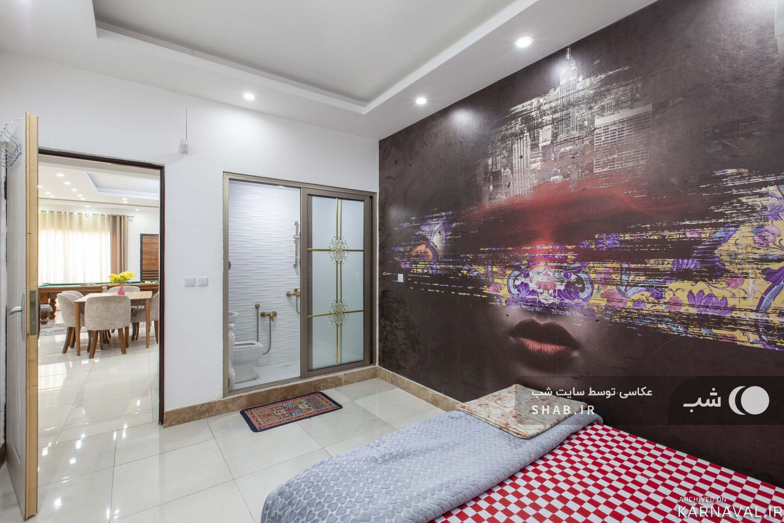 ویلا سه خواب با استخر سرپوشیده وجکوزی اندیشه 8