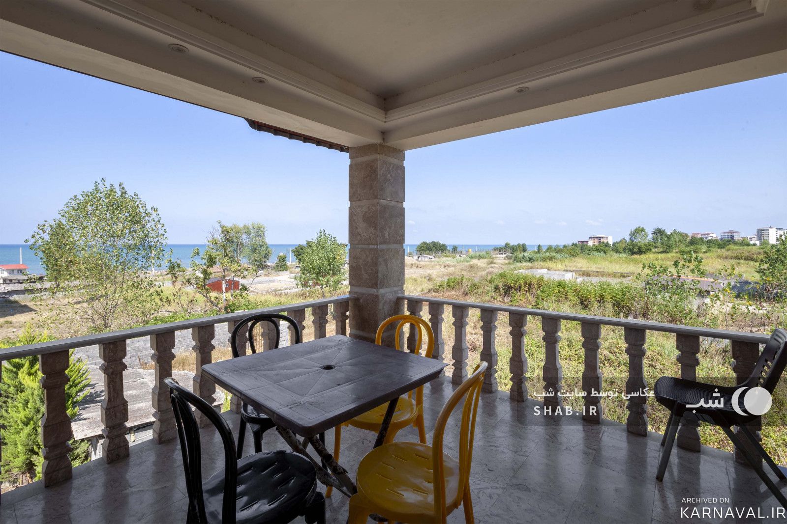 ویلا دربست، دوبلکس باران با منظره دریا 