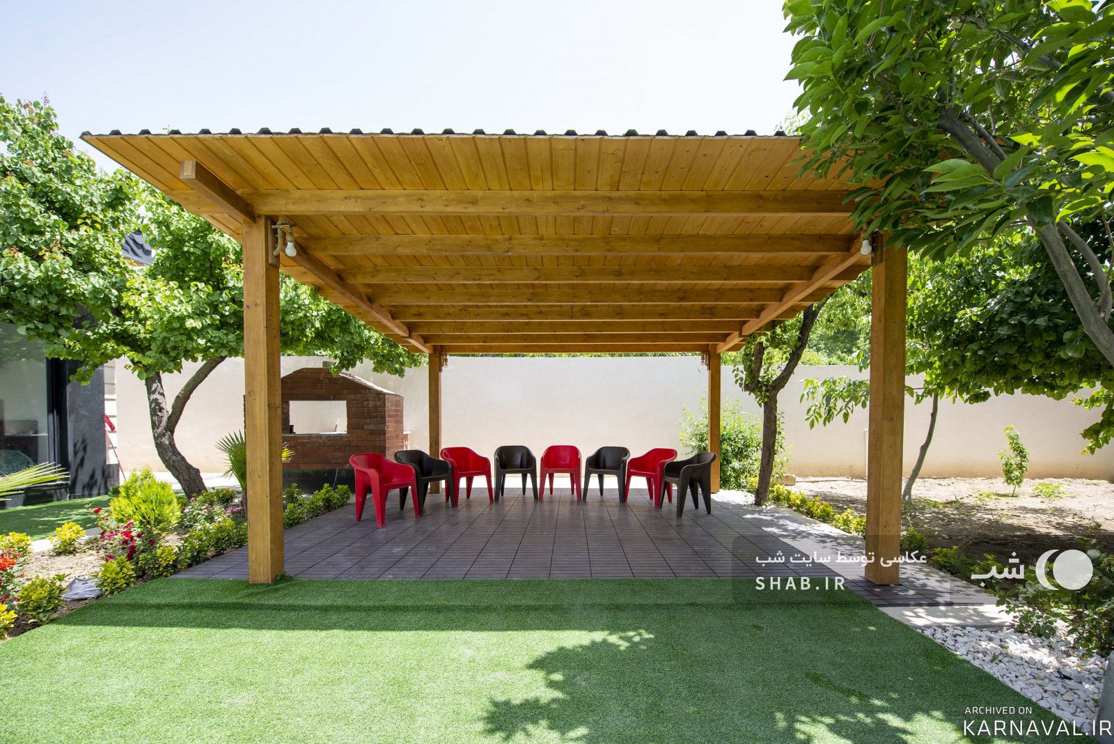 باغ ویلای مدرن آب گرم