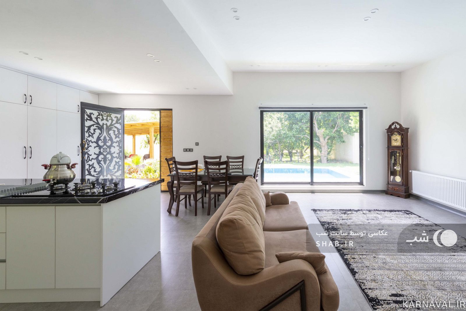 باغ ویلای مدرن آب گرم