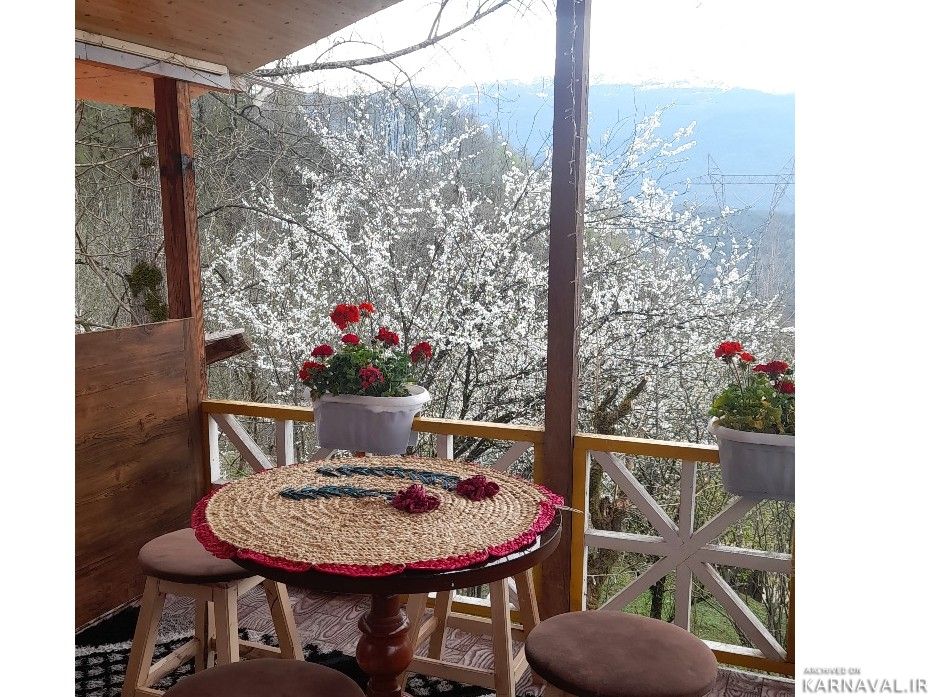 کلبه دوبلکس آرامش در یک کیلومتری سد لفور  تو دل جنگل