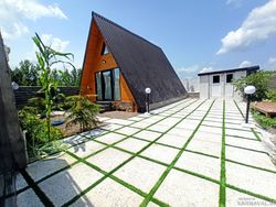 کلبه چوبی دوبلکس استخر آبگرم ویو مزارع کلبه چوبی دوبلکس استخر آبگرم ویو مزارع