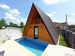 کلبه چوبی دوبلکس استخر آبگرم ویو مزارع کلبه چوبی دوبلکس استخر آبگرم ویو مزارع