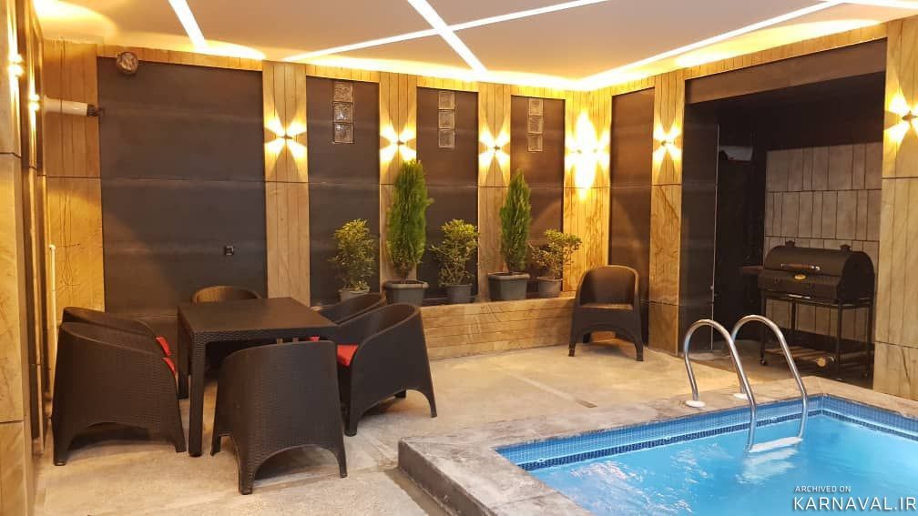 ویلای مدرن و استخردار (آب‌گرم)