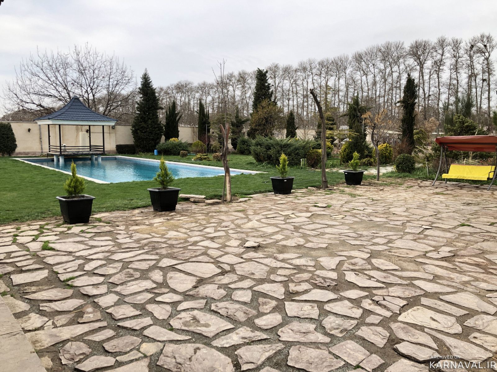 باغ ویلا دربست با امکانات رفاهی و استخر آب‌گرم