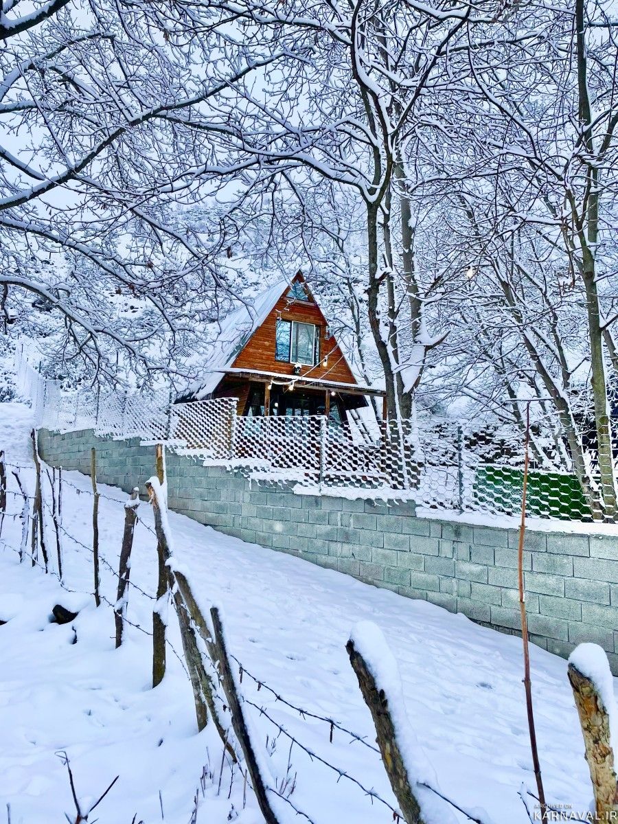کلبه چوبی دربست دوبلکس خورشید