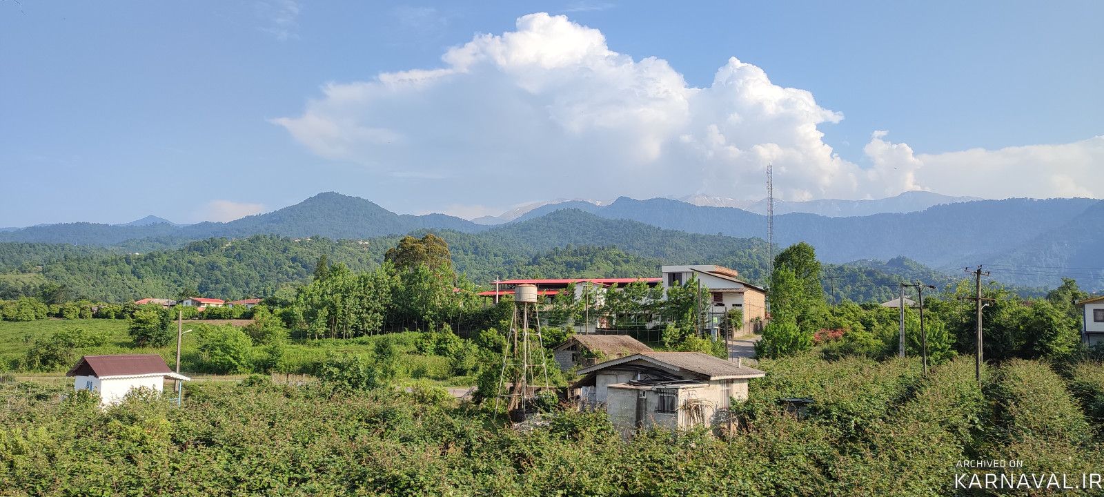 اقامتگاه مهمان‌نواز نزدیک به کوه‌جنگل‌دریا