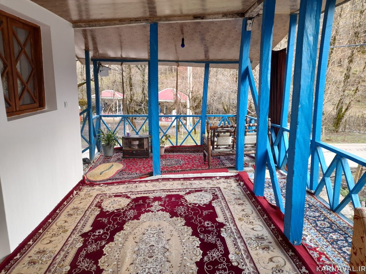 خانه سنتی در قلب طبیعت و کنار رودخانه
