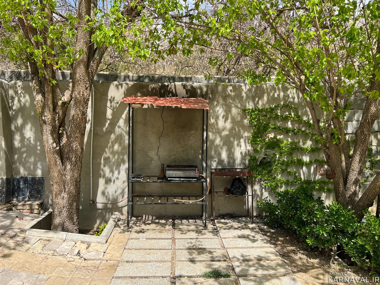 ویلای تک خواب با منظره باغ