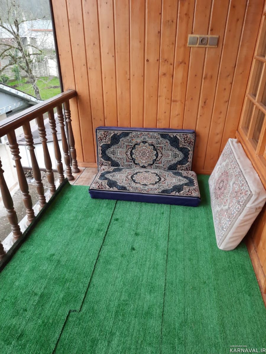 کلبه جنگلی، تک خواب، تراس دار کلبه جنگلی، تک خواب، تراس دار