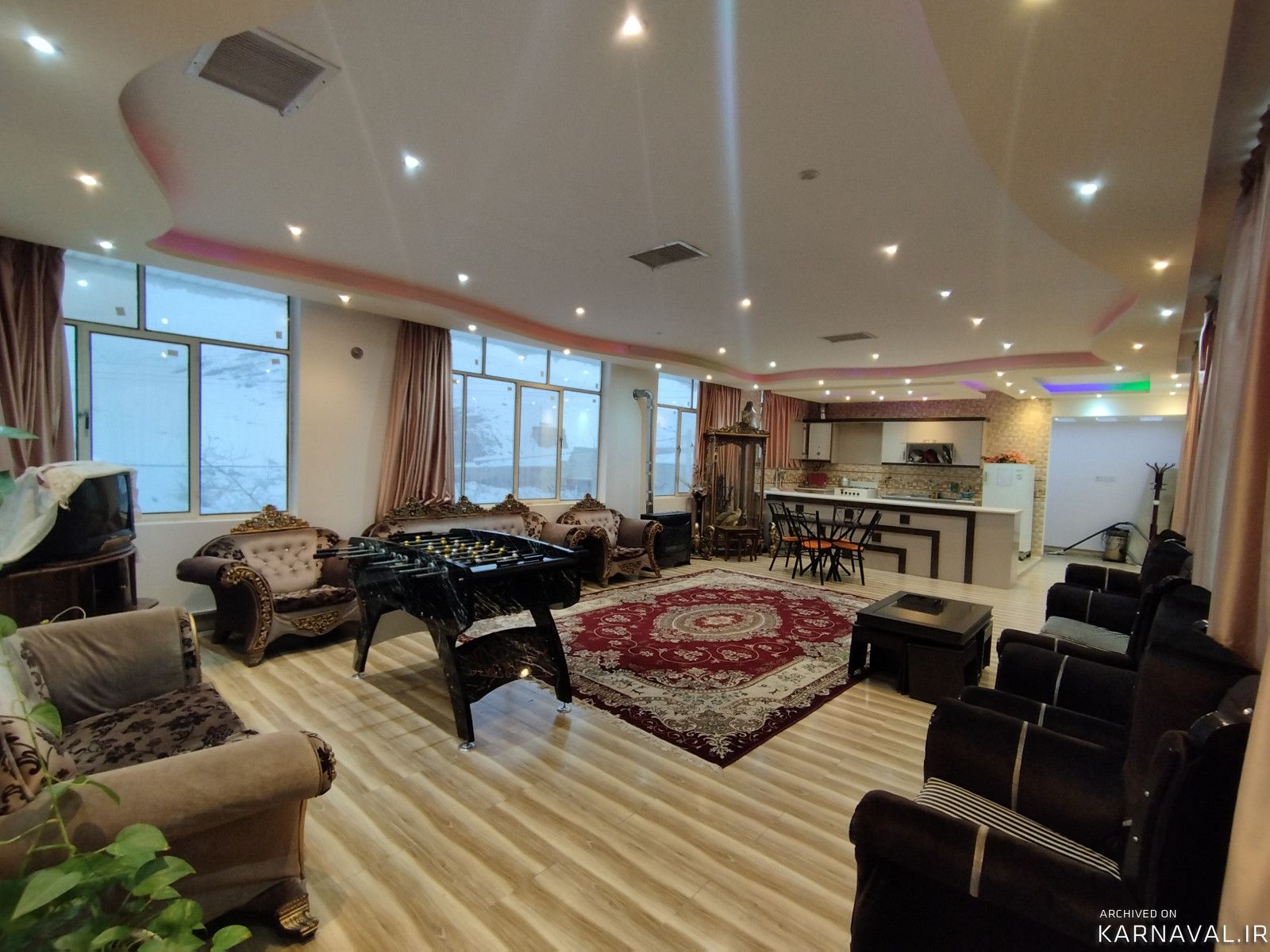 واحد با نما کوهستانی، تک خوابه