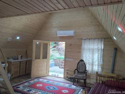 کلبه نقلی در دل باغ مرکبات و زمین چای کلبه نقلی در دل باغ مرکبات و زمین چای