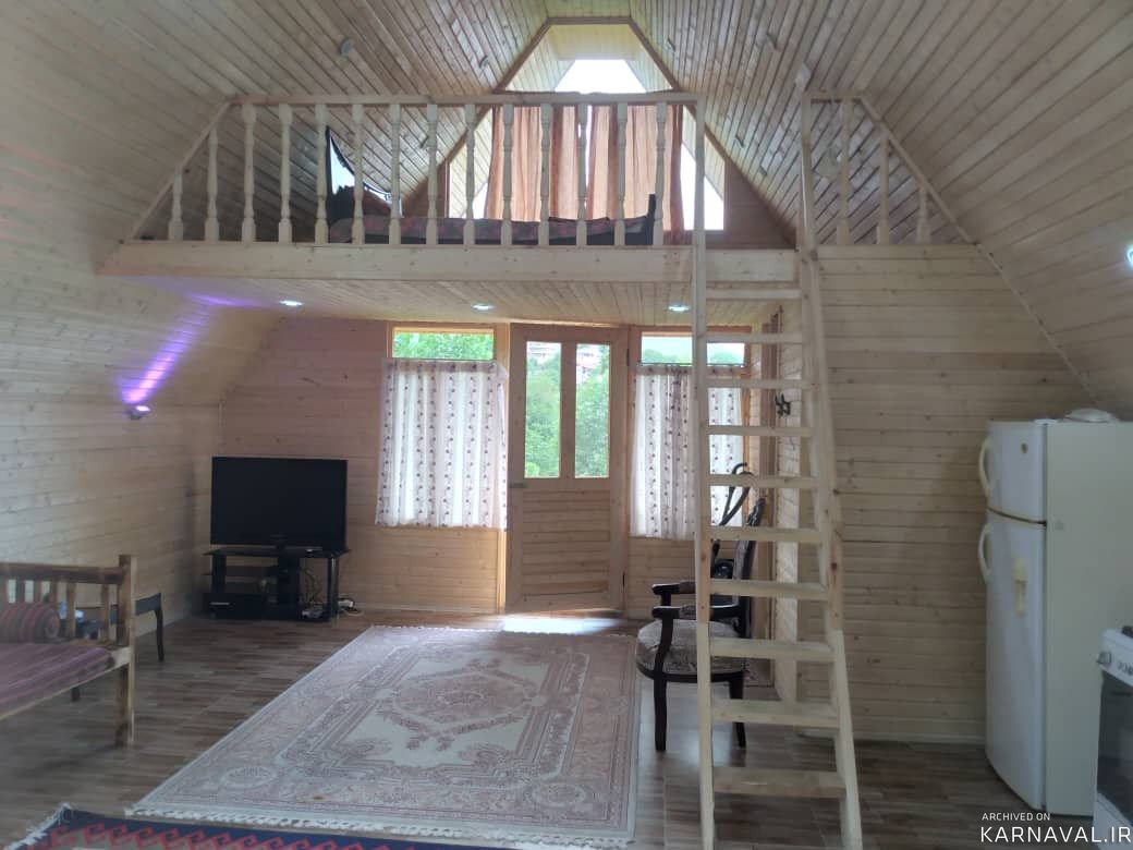 کلبه نقلی در دل باغ مرکبات و زمین چای