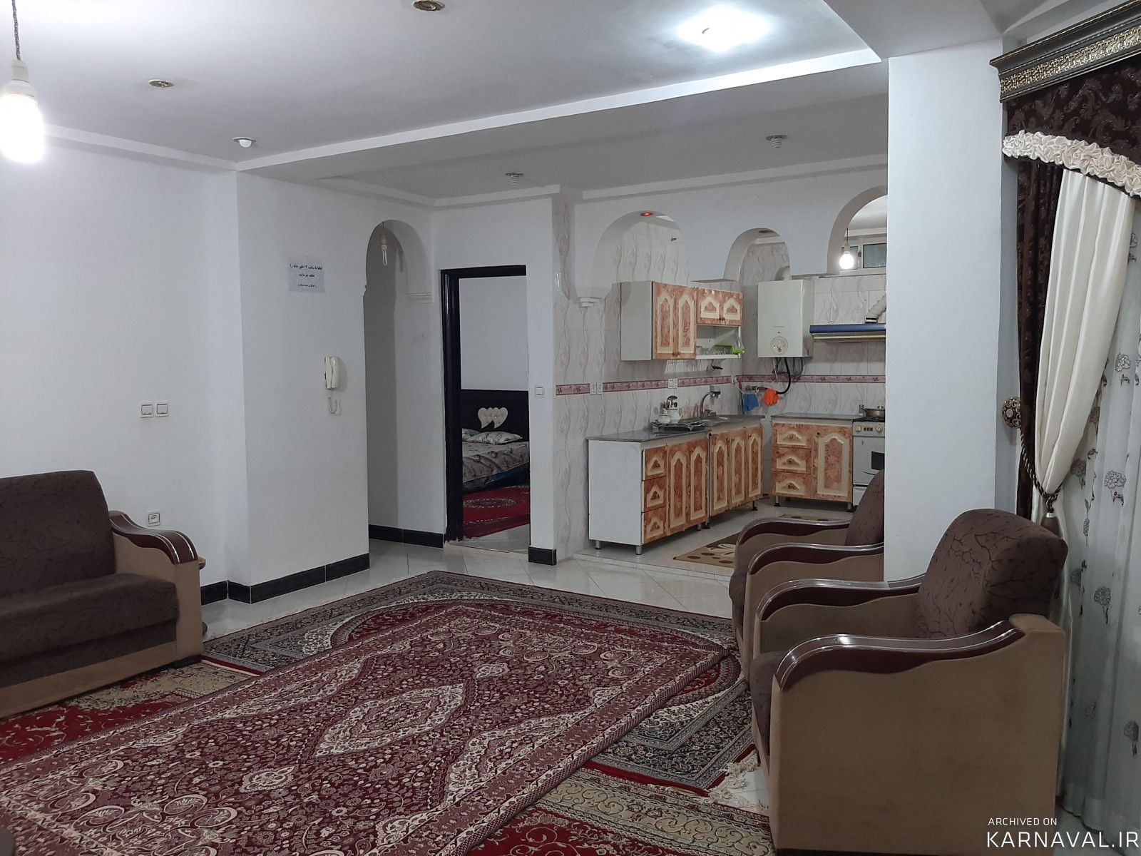 واحد مبله حیاط دار با دسترسی آسان به سایر اماکن واحد مبله حیاط دار با دسترسی آسان به سایر اماکن