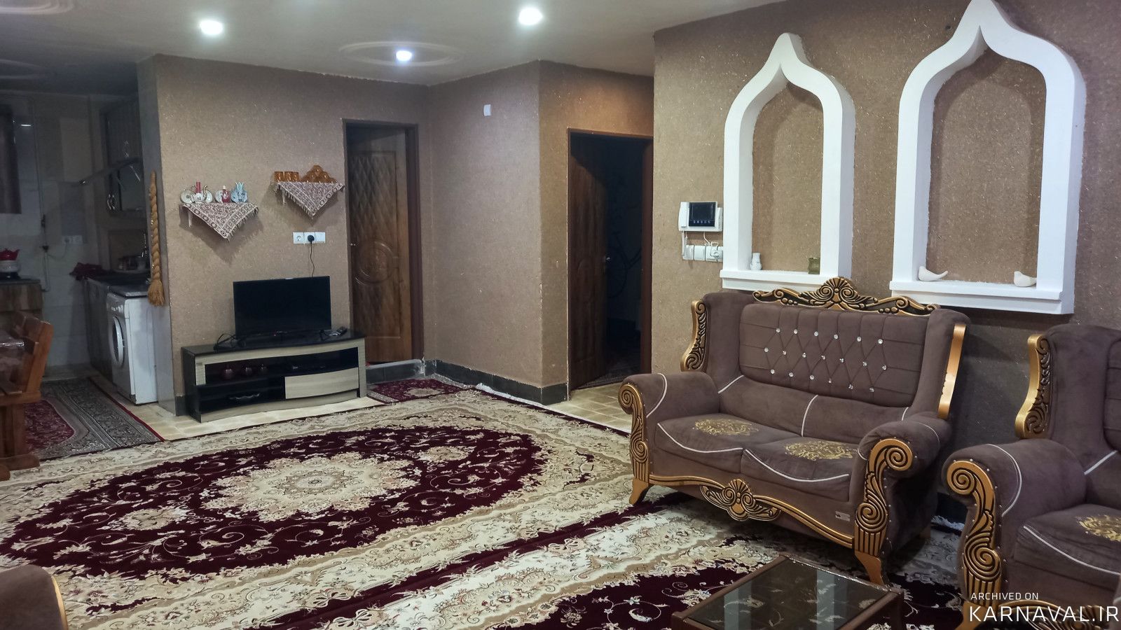 واحد مبله دوخوابه شیک نوساز طبقه همکف