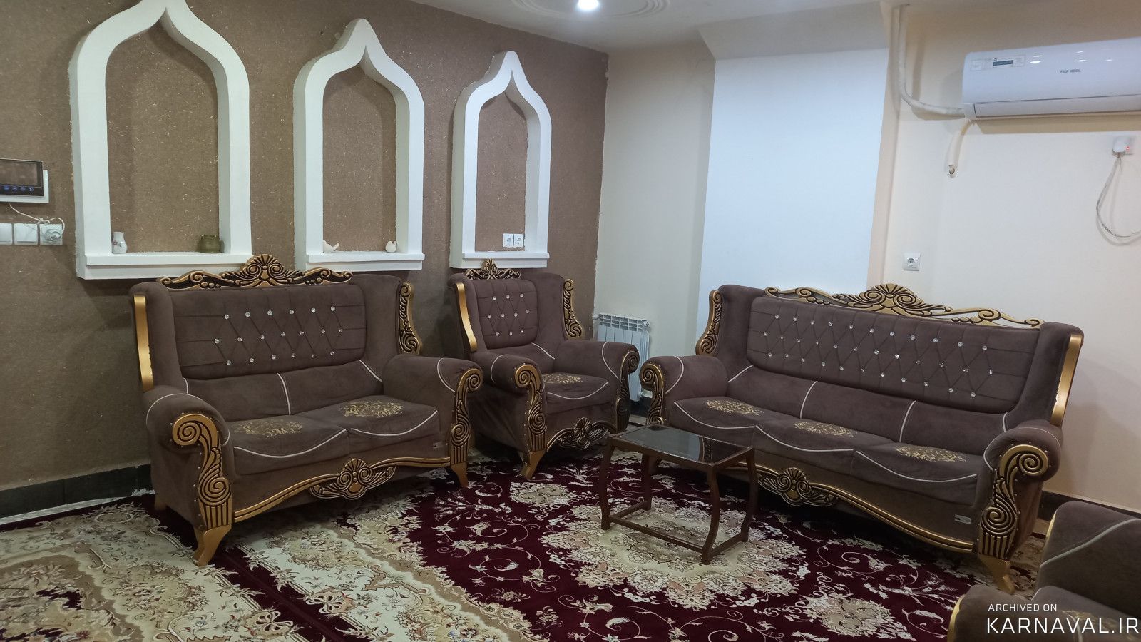 واحد مبله دوخوابه شیک نوساز طبقه همکف