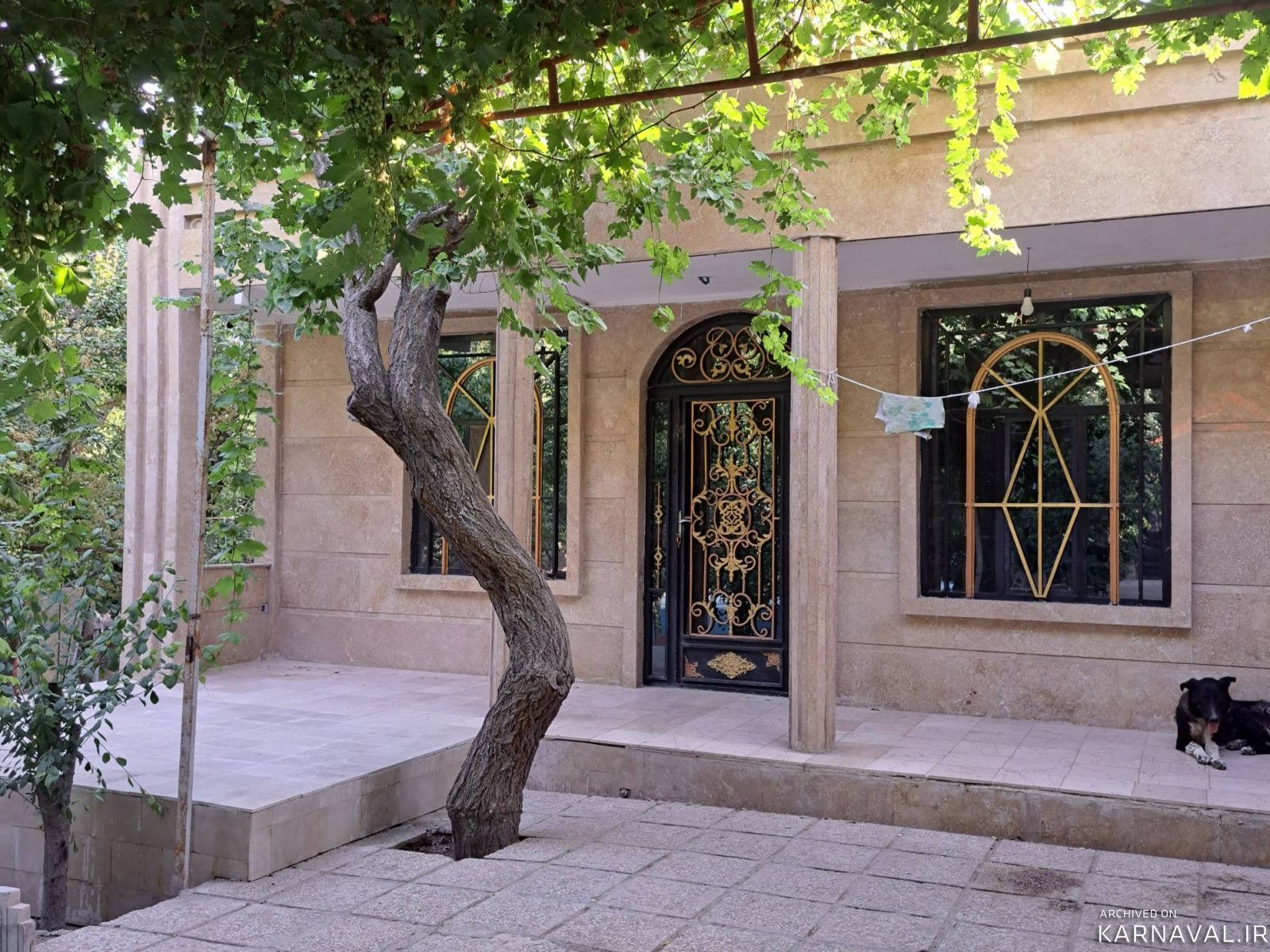 ویلا باغ قاصدک استخر روباز آبگرم