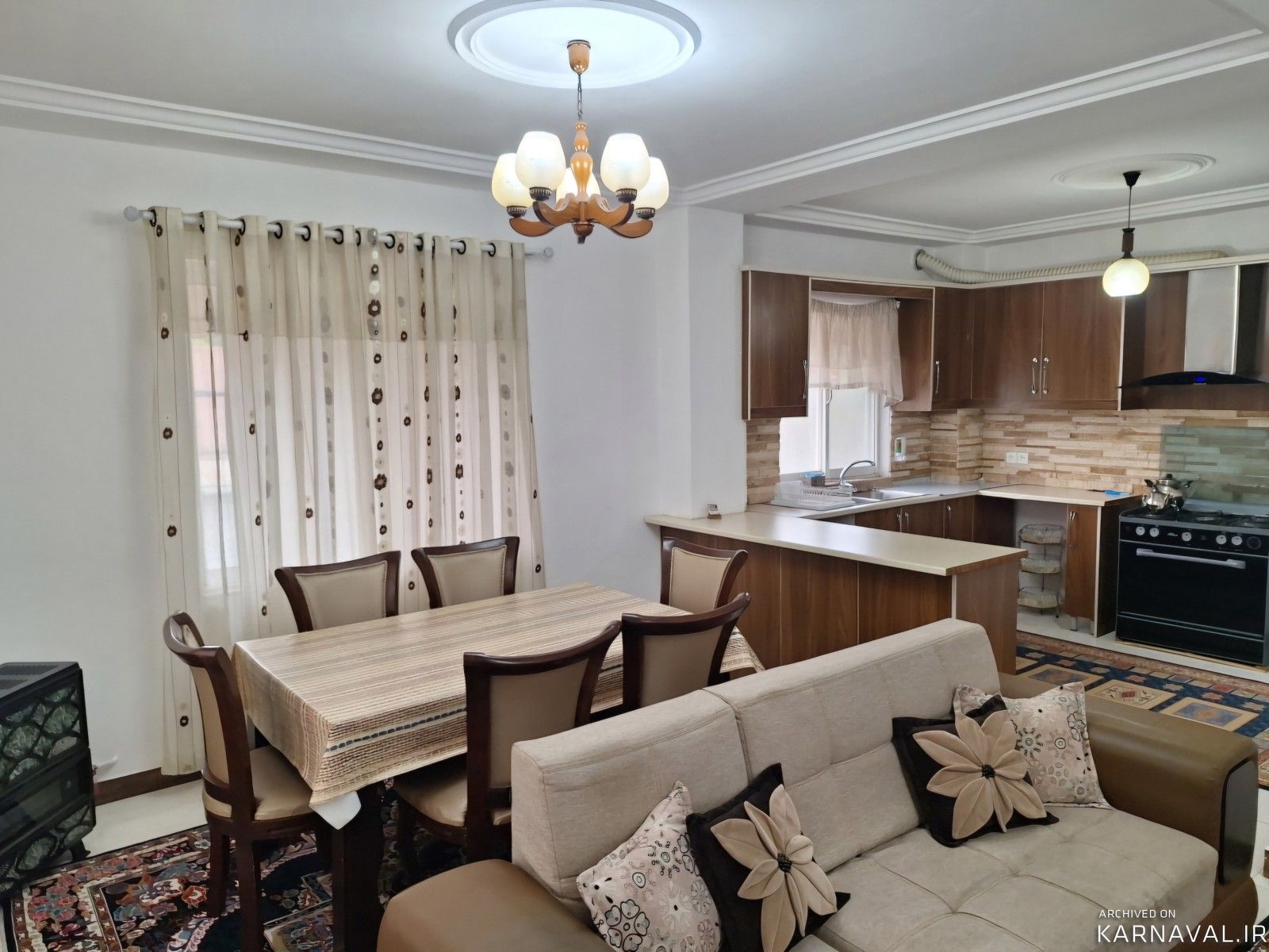 مبله دوخوابه مرکز نشتارود-نزدیک ساحل و جنگل