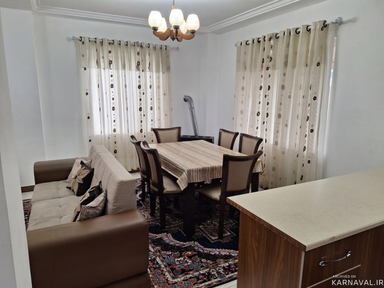 مبله دوخوابه مرکز نشتارود-نزدیک ساحل و جنگل